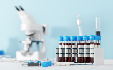 Testing for coronavirus Covid-19 in a lab. Covid medical screening