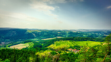 Fototapeta na wymiar Thüringer Landschaft