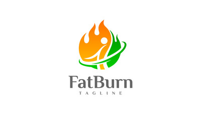 Fat Burn Fitness - Yoga Logo
