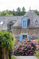 Fototapeta na wymiar view of Rochefort-en-Terre, in Brittany