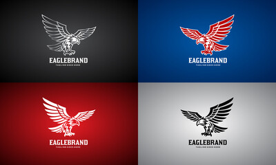 Eagle Fly Logo - Bird Vector
