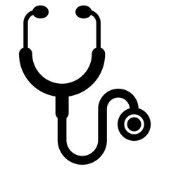 Fototapeta premium Stethoscope tool icon