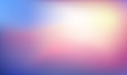 Abstract colorful background. Blurred sunset backdrop. Vector illustration for your graphic design, banner, poster, flyer or website