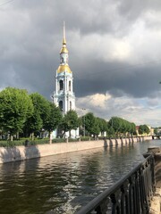 church on the river bank