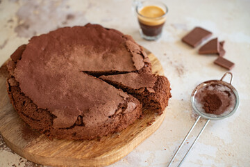 torta al cioccolato