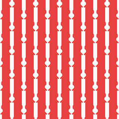 Vector seamless pattern texture background with geometric shapes, colored in red, white colors.