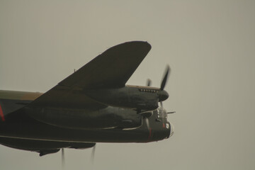 Avro Lancaster PA474 is a World War II era heavy bomber operated by the Royal Air Force