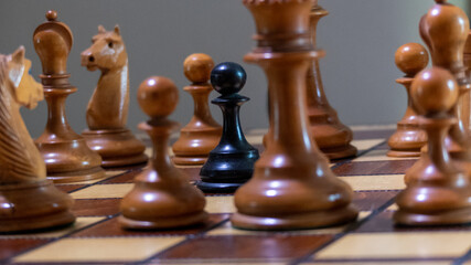 black pawn trapped, black lives matter