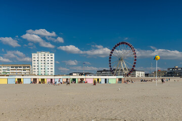 Summer's day on the beach of Berck-sur-Mer