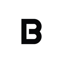 Logo B Bold Strong Simple