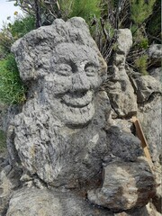 Fototapeta na wymiar rochers sculptés d'Etretat