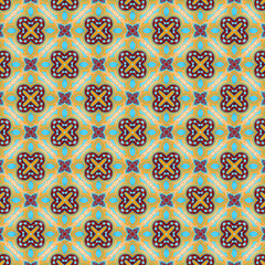 Pattern Muster design blumig geometrisch abgerundet 