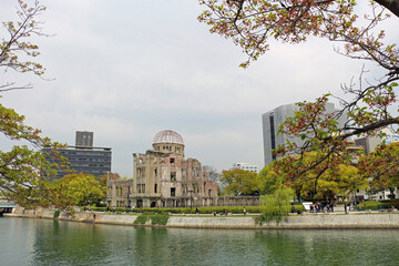 Fototapeta na wymiar Hiroshima Peace Memorial Japan UNESCO World Heritage Site