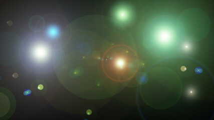 flash light lens flare abstract