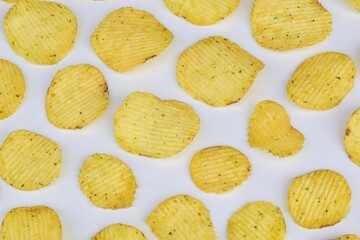 potato chips background