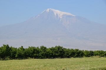 Berg Ararat von der Armenischen Seite aus gesehen