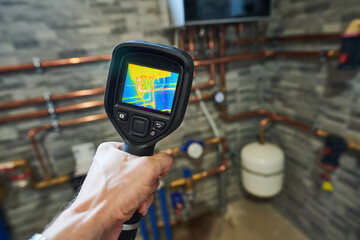 thermal imaging inspection of heating equipment