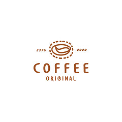 Classic vintage Coffee premium product logo vector