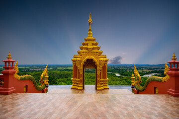 Wat Phra That Doi Phra Shan is another beautiful temple in Mae Tha District, Lampang Province, the...