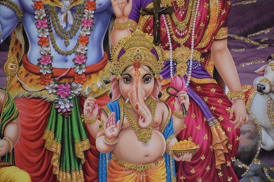 Beautiful picture of load ganesh