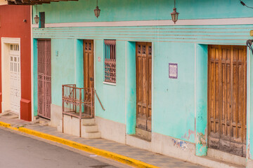 A typical scene in Granada in Nicaragua