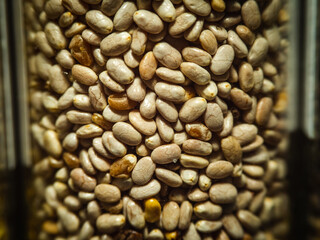 close up of a chia seed in glass