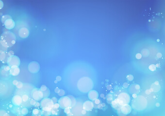 Vector transparent glitter light background. abstract background with bokeh.
