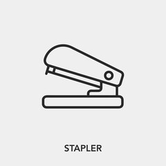 stapler icon vector sign symbol