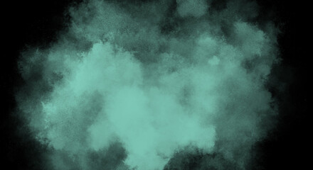 Robins Egg Fog or smoke color isolated background for effect, text or copyspace.