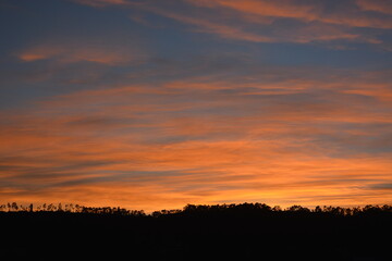 Fototapeta premium Amanecer naranja 