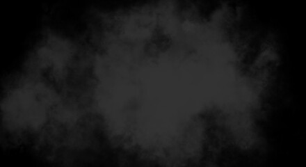 Steel Fog or smoke color isolated background for effect, text or copyspace.