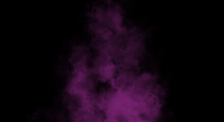 Violet Fog or smoke color isolated background for effect, text or copyspace.