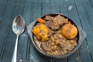 Stew made with beef, potatoes, carrots and herbs. Traditional St. Patrick's Day Dish