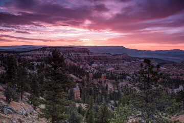 Fototapeta na wymiar Bryce Canyon Sunrise Utah