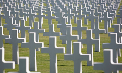 The American military cemetary in Luxembourg