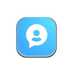 Social Network -  Button
