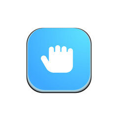 Obraz premium Hold Hand - Button