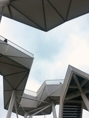 Fototapeta premium Wolkenhain in den Gärten der Welt, Berlin-Marzahn