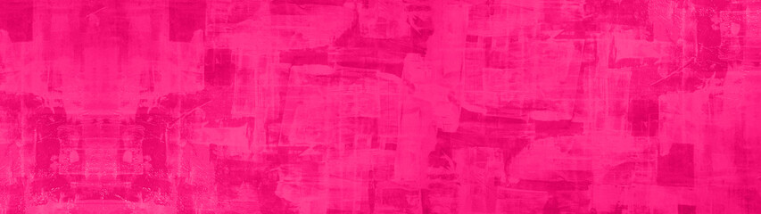 Abstract pink magenta watercolor painted paper texture background banner, trend color 2020	