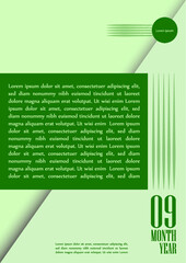 Business abstract vector template for Brochure, Annual Report, Magazine, Poster, Corporate Presentation, Portfolio, Flyer, infographic with yellow and black color size A4