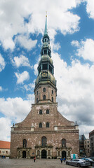 Fototapeta premium St. Peter Church. Riga. Latvia. July 2019.