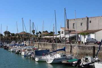 Fototapeta na wymiar Port de Saint-Martin-de-Ré