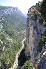 le Verdon au fond des gorges