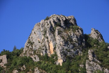 un rocher dans les gorges du Verdon