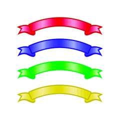 colored ribbons