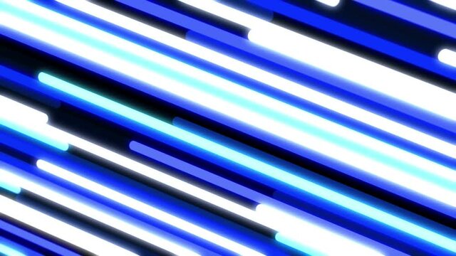 4K Abstract background of glowing neon lines
