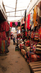 Fototapeta na wymiar peru cusco market