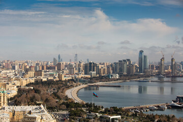 Fototapeta na wymiar Baku city view