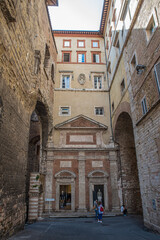 Obraz premium Il centro storico di Perugia, un insieme di storia, arte e cultura