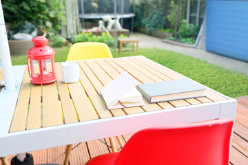 outdoor office in the garden